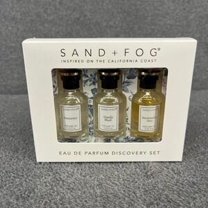 Sand + Fog Eau de Parfum oil Innocence Vanilla Musk Marshmallow Set of 3x0.75 oz